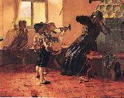 Georgios Jakobides Children  Concert. oil painting